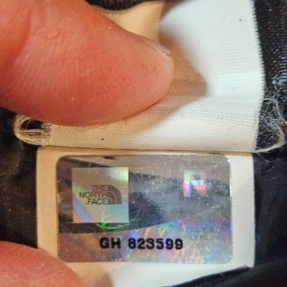 VTG The North Face Womens Long Puffer Coat L/G Brown Nylon Down Winter Jacket - Picture 15 of 16